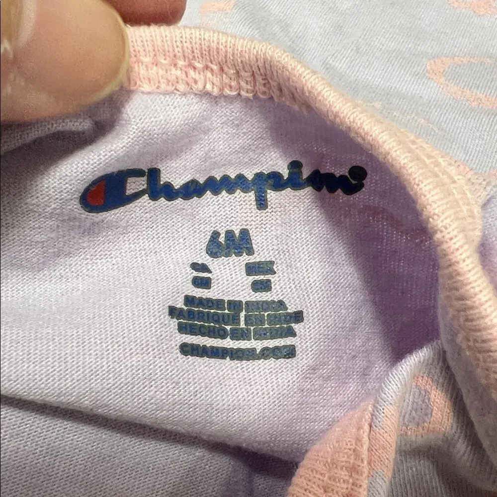 Champion Bundle of 3 one piece bodysuits size 6m
